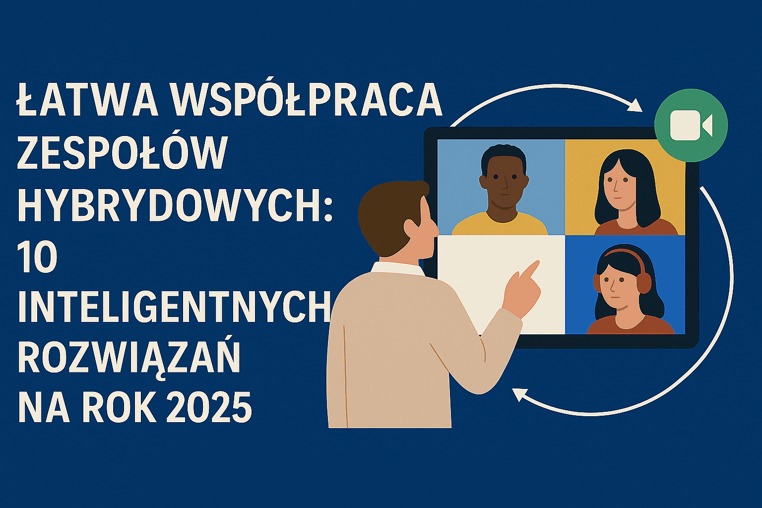 Łatwa współpraca zespołów hybrydowych: 10 inteligentnych rozwiązań na rok 2025